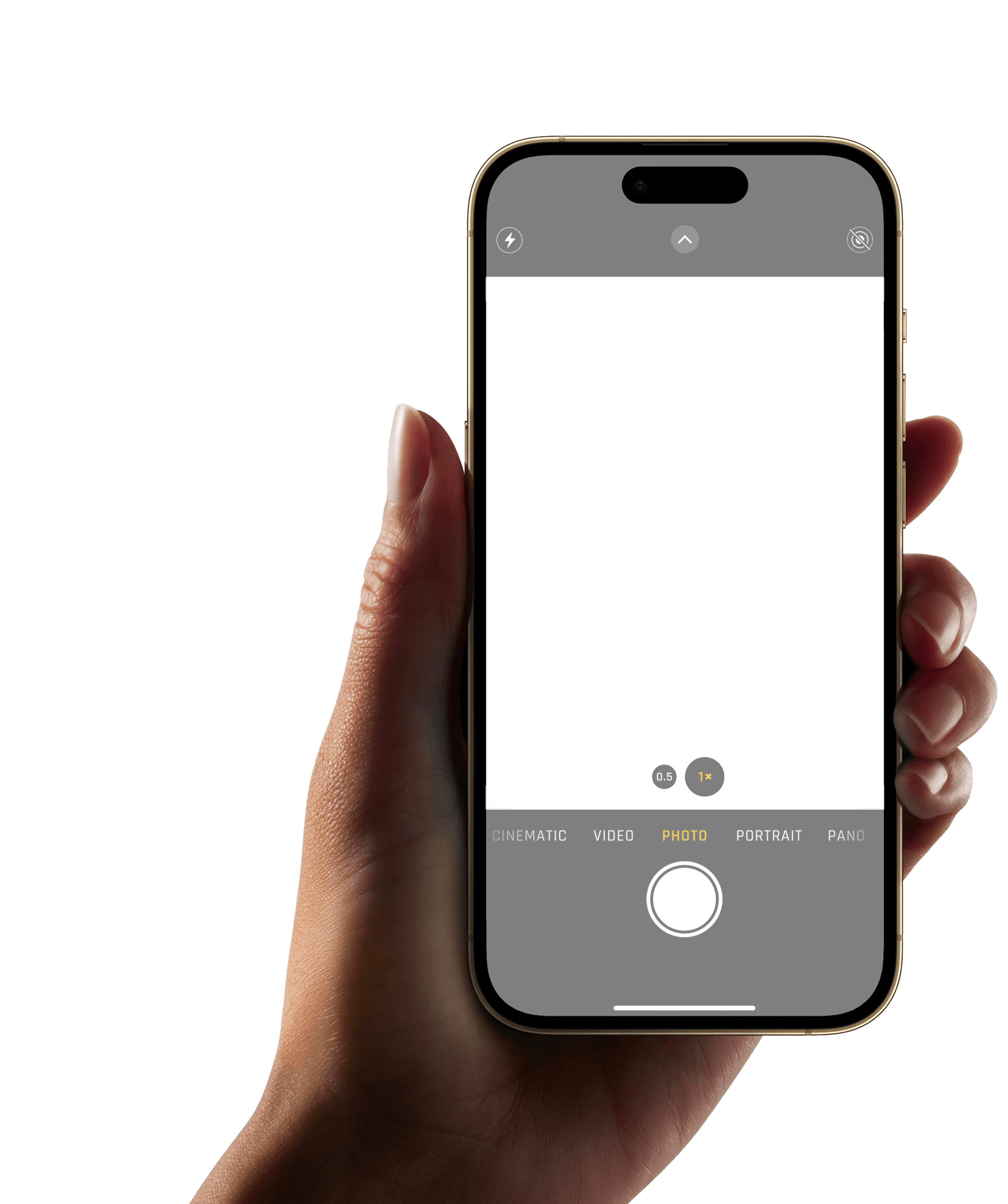 Smartphone with QR code
